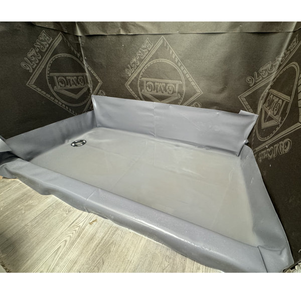 Dyconn Sf Pvc Shower Pan Liner Roll 40 Mil Thickness (5x10) Wayfair